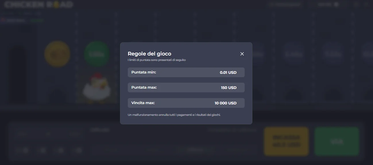 Chicken Road Demo Gioco
